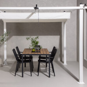Lazio – Pergola – Blanc – 295 x 250 x 295 cm