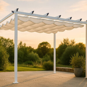 Lazio – Pergola – Blanc – 345 x 250 x 395 cm