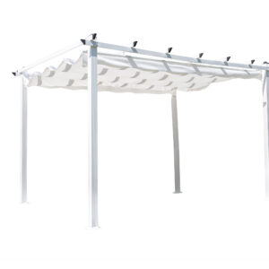 Lazio – Pergola – Blanc – 345 x 250 x 395 cm
