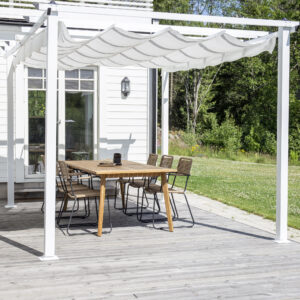 Lazio – Pergola – Blanc – 345 x 250 x 395 cm