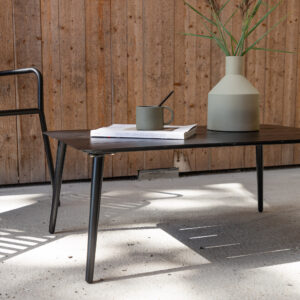 Lina – Table basse – Noir – 100 x 60 cm