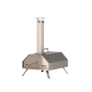 Hamnå – Pizza Oven – Argenté – 40 x 69 x 77 cm
