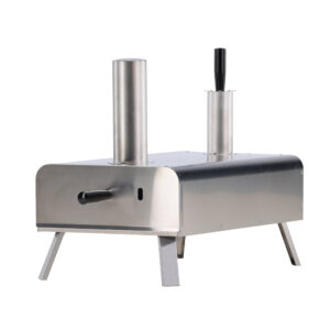 Digos – Pizza Oven – Argenté – 37 x 50 x 86 cm