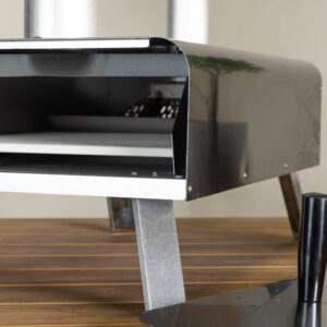 Digos – Pizza Oven – Argenté – 37 x 50 x 86 cm