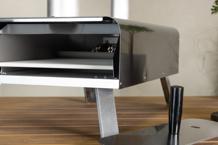 Digos – Pizza Oven – Argenté – 37 x 50 x 86 cm