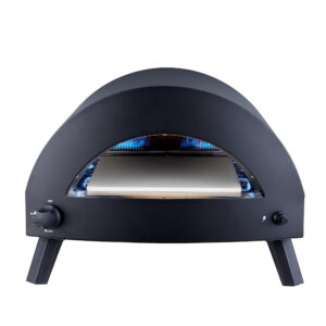 Bukom – Pizza Oven – Noir, Argenté – 52 x 40 x 55 cm