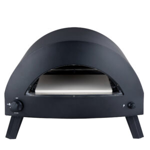 Bukom – Pizza Oven – Noir, Argenté – 52 x 40 x 55 cm