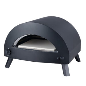 Bukom – Pizza Oven – Noir, Argenté – 52 x 40 x 55 cm