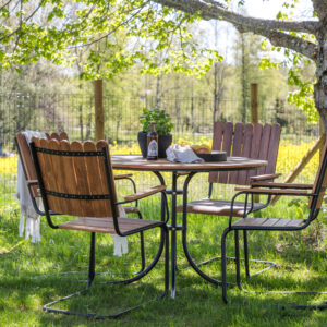 Holmsund – Ensemble repas – Noir, Naturel