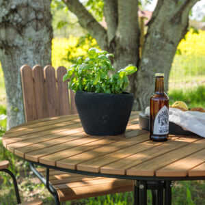 Holmsund – Ensemble repas – Noir, Naturel