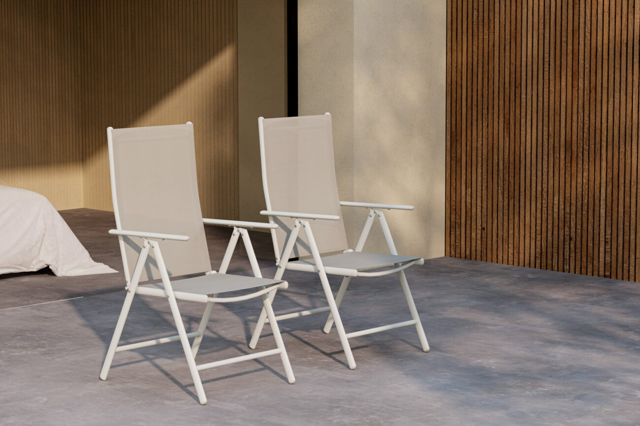 Break – Chaise de salle à manger – Beige – 62 x 108 x 55 cm