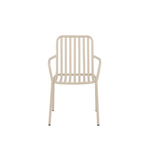 Peking – Chaise de salle à manger – Beige – 64 x 85 x 57 cm