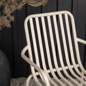 Peking – Chaise de salle à manger – Beige – 64 x 85 x 57 cm