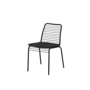 Panjin – Chaise de salle à manger – Noir – 60 x 80 x 50 cm