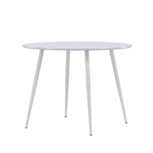 Plaza – Table à manger ronde – Gris – ⌀100 cm