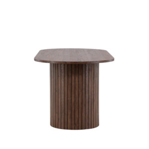 Härön – Table à manger ovale – Moka – 200 x 90 cm