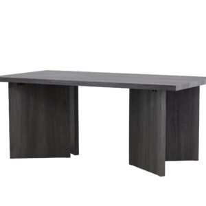 Bassholmen – Table à manger rectangulaire – Noir – 180 x 90 cm