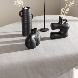 Grönvik – Table à manger ovale – Blanc – 220 x 100 cm