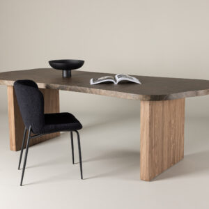 Eleonora – Table à manger ovale – Marron – 230 x 100 cm