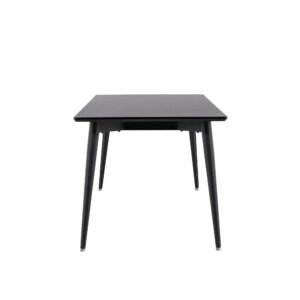 Ellis – Table à manger rectangulaire – Noir – 230 x 85 cm
