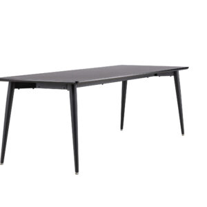 Ellis – Table à manger rectangulaire – Noir – 230 x 85 cm