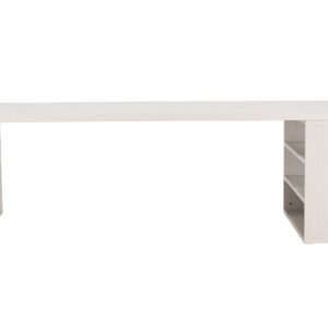 Mika – Table à manger rectangulaire – Blanchi – 230 x 110 cm