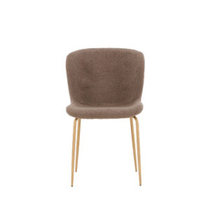 Modesto – Chaise de salle à manger – Marron, Moka – 54 x 80 x 48 cm