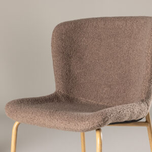 Modesto – Chaise de salle à manger – Marron, Moka – 54 x 80 x 48 cm