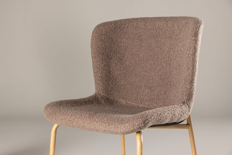 Modesto – Chaise de salle à manger – Marron, Moka – 54 x 80 x 48 cm