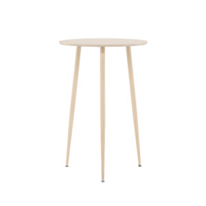 Plaza – Table de bar – Blanchi – ⌀70 cm