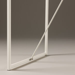 Brea – Table de bar – Beige – 120 x 60 cm