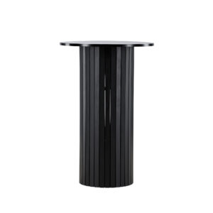 Härön – Table de bar – Noir – ⌀70 cm