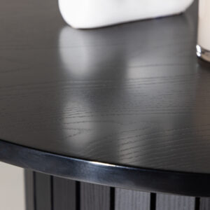 Härön – Table de bar – Noir – ⌀70 cm