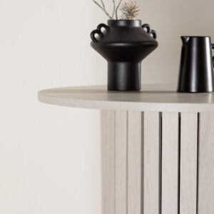 Härön – Table de bar – Blanchi – ⌀70 cm