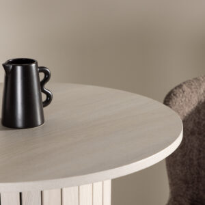 Härön – Table de bar – Blanchi – ⌀70 cm