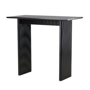 Vail – Table de bar – Noir – 120 x 60 cm