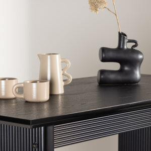 Vail – Table de bar – Noir – 120 x 60 cm