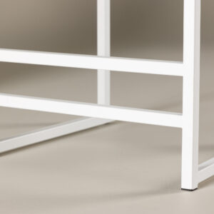 Opelika – Chaise de bar – Beige, Blanc – 41 x 80 x 45 cm