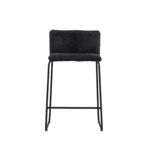 Bisbee – Chaise de bar – Noir – 50 x 85 x 41 cm
