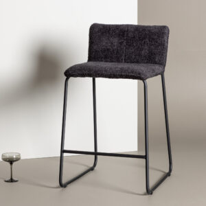 Bisbee – Chaise de bar – Noir – 50 x 85 x 41 cm