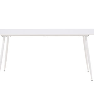 Silar – Table à manger rectangulaire – Blanc – 180 x 90 cm
