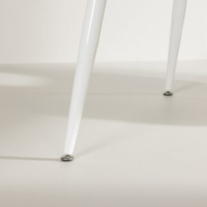 Silar – Table à manger rectangulaire – Blanc – 180 x 90 cm