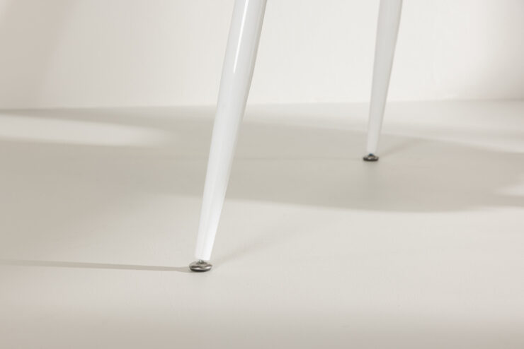 Silar – Table à manger rectangulaire – Blanc – 180 x 90 cm