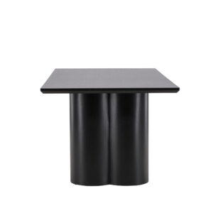 Olivia – Table à manger rectangulaire – Noir – 210 x 100 cm