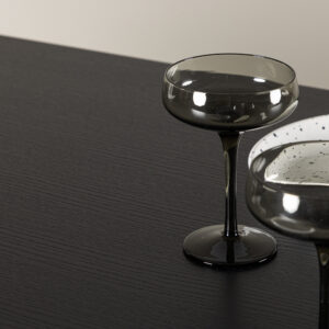 Olivia – Table à manger rectangulaire – Noir – 210 x 100 cm