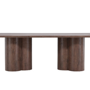 Olivia – Table à manger rectangulaire – Moka – 210 x 100 cm