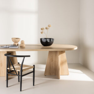 Bootcut – Table à manger ovale – Naturel – 230 x 115 cm