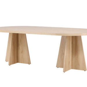 Bootcut – Table à manger ovale – Naturel – 230 x 115 cm