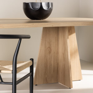 Bootcut – Table à manger ovale – Naturel – 230 x 115 cm