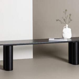 Olivia – Banc – Noir – 40 x 45 x 180 cm